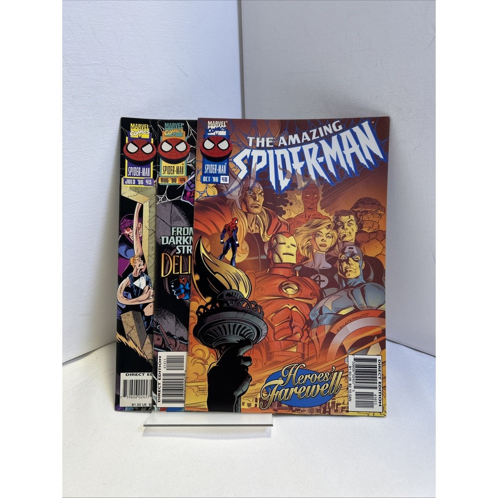 The Amazing Spider-Man #413, 414, & 416